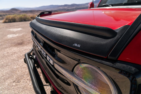 AVS 21-23 Ford Bronco 2/4Dr. Excl. Raptor Aeroskin II Textured Low Profile Hood Shield - Black - 436183