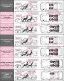 Cusco D1 Chromoly Blue 5-Point (No Front Bars) Roll Cage 90-97 Mazda Miata (NA) (S/O/No Cancel) - 404 261 D