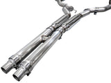 AWE Tuning 2024 Ford Mustang GT Fastback S650 RWD Touring Catback Exhaust w/ Dual Chrome Silver Tips - 3015-32650