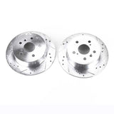Power Stop 07-12 Lexus ES350 Rear Evolution Drilled & Slotted Rotors - Pair - JBR1145XPR