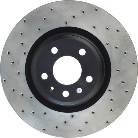 StopTech 12 Audi A6 Quattro/11-12 A7 Quattro/13 Q5/7-11/13 S4/12 S5 Front Right Drilled Cryo Rotor - 128.33138CR