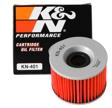 K&N Honda / Kawasaki / Yamaha / Triumph 3in OD x .75ID x 2.210in H Oil Filter - KN-401