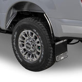 Putco 17-20 Ford SuperDuty - Set of 2 (Excl Dually Rear) Mud Skins - Polished SS w/ Hex Shield - 78030