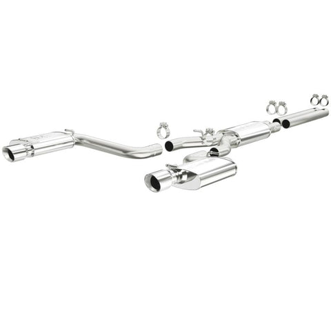 MagnaFlow CatBack 07-15 Nissan Titan V8 LGAS/LFLEX Single MF Polished Stainless Exhaust - 19421