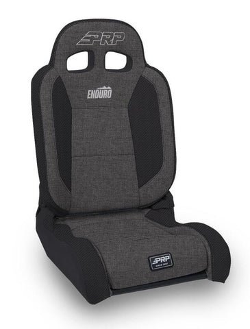 PRP EnduroDaily Reclining Suspension Seat - Black/Gray Tweed - Driver - A8701044-54