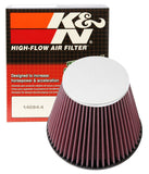 K&N Round Tapered Universal Air Filter 6in Flange ID x 7.5in Base OD x 4.5in Top OD x 6in H - RF-1048