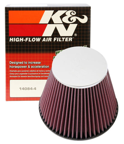 K&N Round Tapered Universal Air Filter 6in Flange ID x 7.5in Base OD x 4.5in Top OD x 6in H - RF-1048