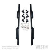 Westin/HDX 16-18 Nissan Titan XD Crew / 17-18 Titan Crew Cab Drop Nerf Step Bars - Textured Black - 56-14025