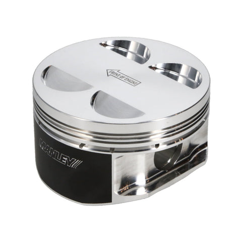 Manley 04+ Subaru WRX STi (EJ257) 75mm DE-STROKED 99.5mm STD Bore 9.8:1 Dish Piston Set with Rings - 621100C-4