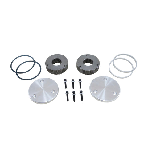 Yukon Gear Hardcore Drive Flange Kit For Dana 60 / 35 Spline Outer Stubs. Non-Engraved Caps - YHC50006