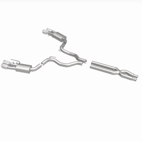 MagnaFlow SYS Cat-Back 2018 Ford Mustang GT 5.0L Competition Dual Exit Polished 4in Tips - 19368