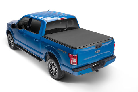 Lund 99-17 Ford F-250 Super Duty (6.5ft. Bed) Genesis Elite Tri-Fold Tonneau Cover - Black - 95850