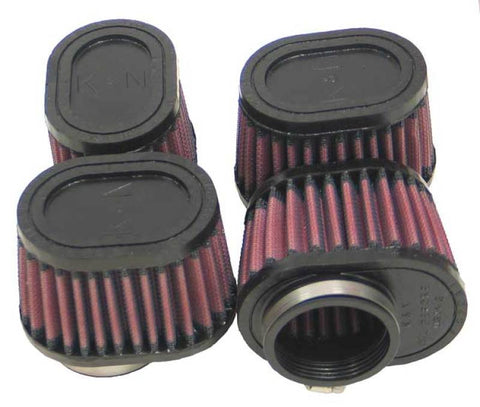 K&N Filter Universal Rubber Filter Oval Tapered 4in Base O/S L x 3.5in Top O/S L x 2.75in H - RU-1824