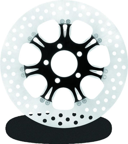 Performance Machine Disc/Carr 11.8 Virtue Front - Contrast Cut Platinum - 0133-1800VIRS-BMP