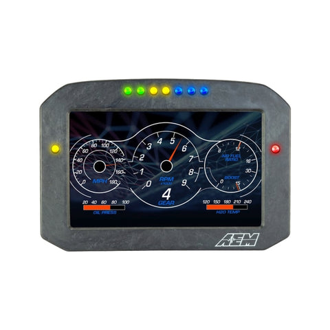 AEM CD-7L Carbon Logging Flush Digital Dash Display - 30-5701F