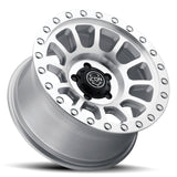 ICON Hulse 17 X 8.5 6 X 5.5 0mm Offset 4.75in BS Silver Machined - 8017858347SM