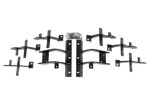 Dee Zee 15-23 Ford F-150/Super Duty Running Board Hex Bed Access Bracket Kit - DZ66327W