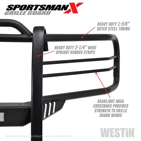 Westin 15-20 Ford F150 Sportsman X Grille Guard - Textured Black - 40-33835