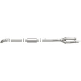 MagnaFlow 11-16 Ford F-250 6.2L 3.5in Single P/S Off Road Pro Series Performance C/B Exhaust - 17200