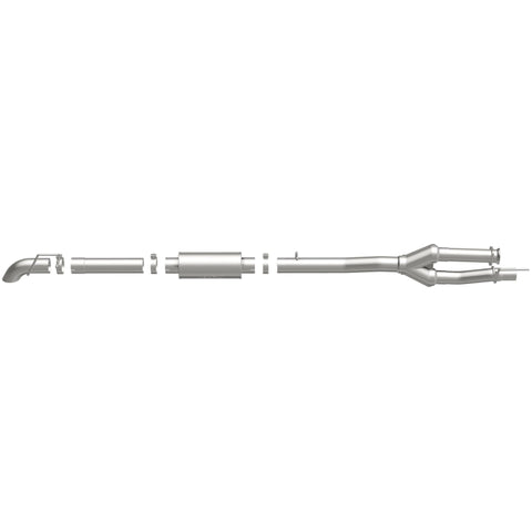 MagnaFlow 11-16 Ford F-250 6.2L 3.5in Single P/S Off Road Pro Series Performance C/B Exhaust - 17200