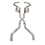 Stainless Works Chevy Camaro 1967-69 Exhaust 2.5in Stainless with X-Pipe - CA676925CS