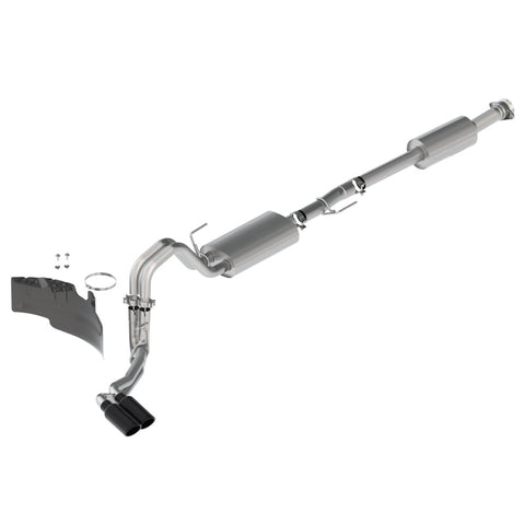 Ford Racing 21-22 F-150 2.7L/3.5L/5.0L Side Exit Touring Exhaust - Black Tips - M-5200-FTBS