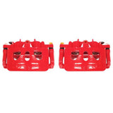 Power Stop 13-17 Ford Explorer Front Red Calipers w/Brackets - Pair - S5468