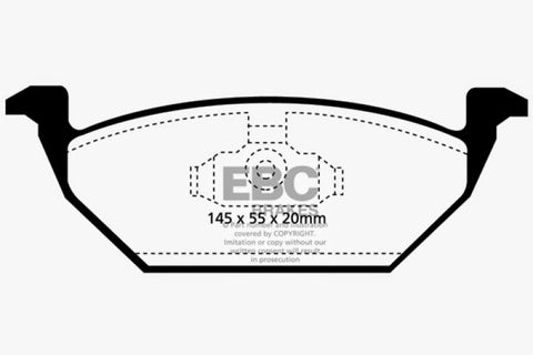EBC 98-99 Volkswagen Beetle 2.0 Ultimax2 Front Brake Pads - UD768