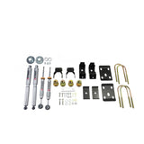 Belltech LOWERING KIT 14 Chev/GM Silverado/Sierra Std Cabs 2WD 0in to -4in Front/7in Rear with Shock - 993SP