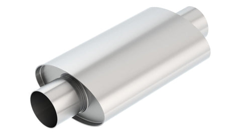 Borla XR-1 Multi-Core 3in Ctr-Ctr Oval 16in x 4.25in x 7.88in Rotary Engine Equipped Racing Muffler - 400371