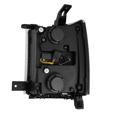 AlphaRex 14-15 Chevy 1500 PRO-Series Projector Headlights, Alpha-Black w/ Sequential Signal &  DRL - 880247