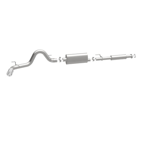 MagnaFlow Cat-Back 2016 Toyota Tacoma TRD 3.5L V6 SS 3in Single Pass Side Exit Rear 4in Tip - 19293