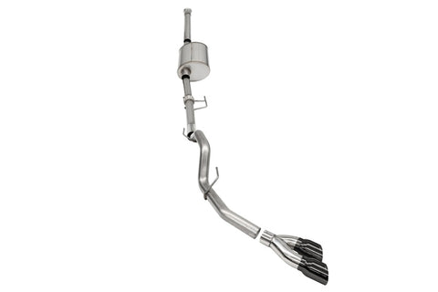 Corsa 2021-2025 Ford F-150 SuperCrew/6.5in Bed 3.5L V6 Sport Cat-Back Single Side Exit- - 21169BLK