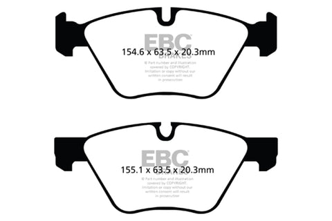 EBC 09+ BMW Z4 3.0 (E89) Ultimax2 Front Brake Pads - UD1061