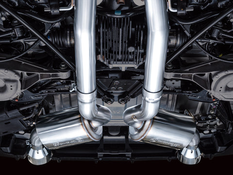 AWE 2023 Nissan Z RZ34 RWD Touring Edition Catback Exhaust System w/ Chrome Silver Tips - 3015-32400