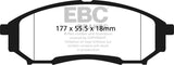 EBC 05-07 Ford F250 (inc Super Duty) 5.4 (2WD) Extra Duty Rear Brake Pads - ED91778