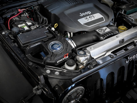 aFe Momentum GT Pro 5R Cold Air Intake System 12-18 Jeep Wrangler JK V6 3.6L - 54-76212