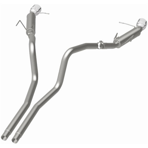 Magnaflow 2014 Ford Mustang V6 3.7L Comp Series Dual Split Rear Polished Stainless C/B Perf Exhaust - 15245