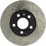 StopTech 96-7/04 Audi A4 / 95-01 A6 / 7/98-05 VW Passat Right Front Drilled Rotor - 128.33039R