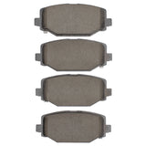 R1 12-20 Volkswagen Routan Rear Euro Ceramic Brake Pads - 2600-1596-00
