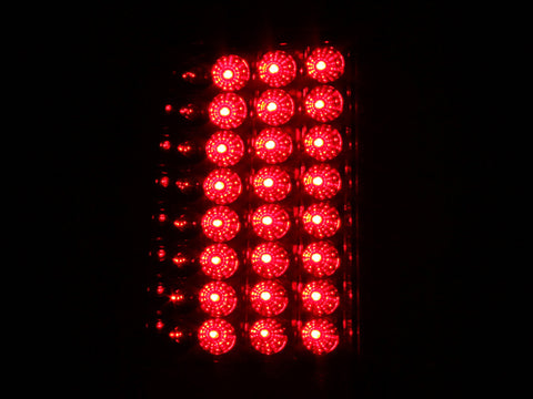 ANZO 2008-2015 Ford F-250 LED Taillights Red/Clear - 311050
