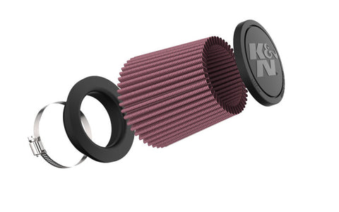 K&N Universal Clamp-On Air Filter 3in FLG /4 1/2in B / 3 1/2in T / 4 3/8in H - RU-9410