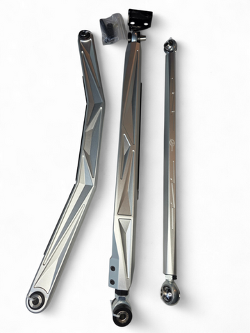 Elektric Offroad 2024+ Can Am Maverick R Volt Billet Radius Rods Anodized Clear - AMFBM0001-C