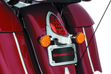 Kuryakyn L.E.D. Curved License Plate Frame Indian Chrome - 5699