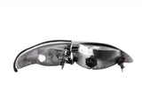 ANZO 1994-1998 Ford Mustang Crystal Headlights Chrome - 121262
