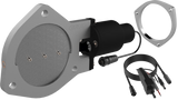 QTP 4in Bolt-On QTEC Electric Cutout Valve w/Flange - Single - QTEC40F