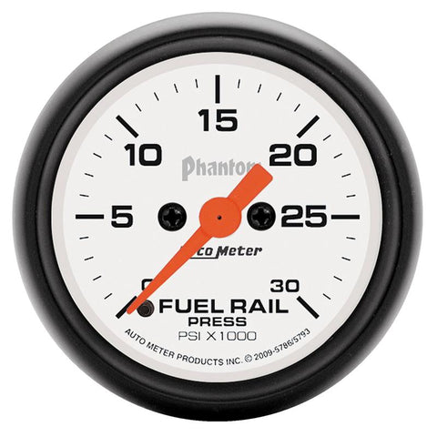 AutoMeter Gauge Rail Press (Ram 6.7L) 2-1/16in. 30Kpsi Digital Stepper Motor Phantom - 5793
