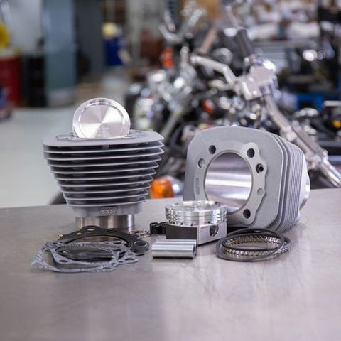 S&S Cycle 86-19 Sportster Models 883 to 1200cc Conversion Kit - Silver - 910-0688