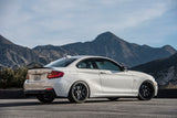 Dinan 14-16 BMW M235i (F22) w/o M-Performance Valence Free Flow Axleback Exhaust System - Black Tips - D660-0047-BLK