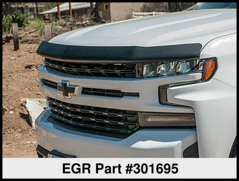 EGR 2019 Chevy 1500 Super Guard Hood Guard - Matte - 301695
